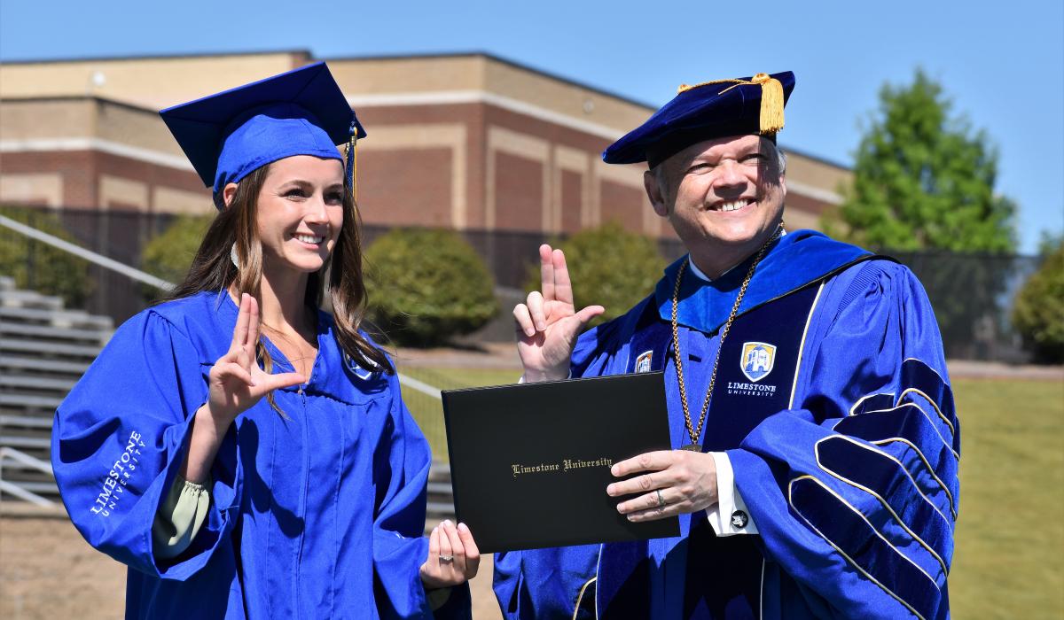 Limestone University Graduation Ceremony Set For Saturday, May 7 Signage